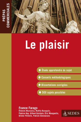 Beispielbild fr Le plaisir: Prpas commerciales zum Verkauf von Ammareal