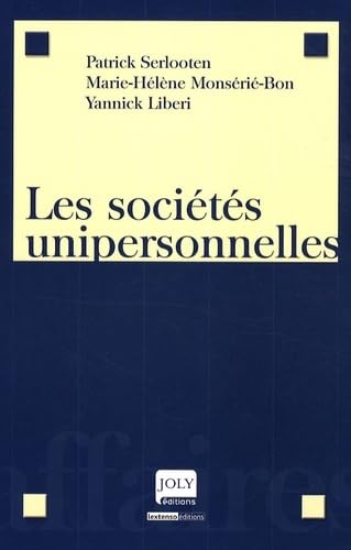 9782306000014: les socits unipersonnelles