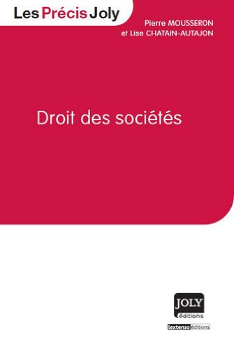 Stock image for Droit des socits for sale by Ammareal