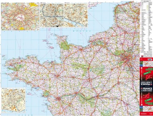 France 1/4 Nord Ouest - Carte murale plastifiée - Blay-Foldex:  9782309040062 - AbeBooks