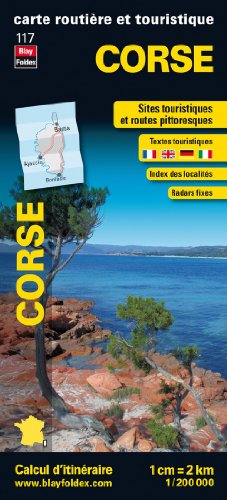 9782309050351: Corse, carte rgionale, routire et touristique
