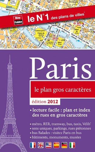 Beispielbild f�r Paris, le Plan Gros Caract�res. Edition 2012 - plan de Paris par arrondissement avec localisation des stations V�lib'. zum Verkauf von medimops