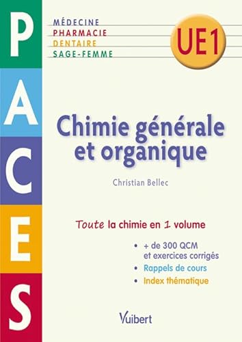9782311007374: Chimie gnrale et organique PACES UE1 (PAES PACES) (French Edition)