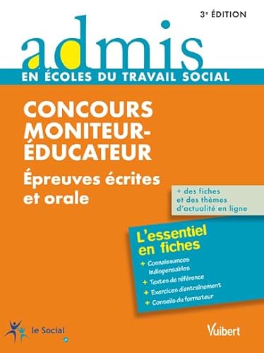 Beispielbild fr Concours Moniteur-ducateur - Ecrit et oral - Admis - L'essentiel en fiches zum Verkauf von medimops