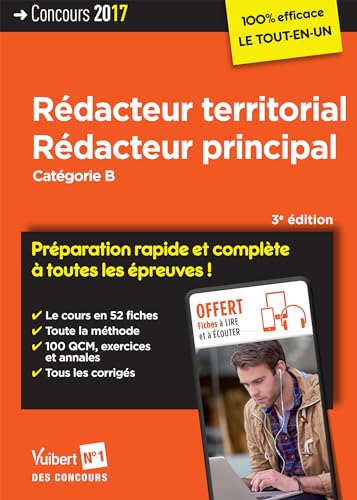 Imagen de archivo de rdacteur territorial, rdacteur principal ; catgorie B ; prparation rapide et complte  toutes les preuves ! (dition 2017) a la venta por Chapitre.com : livres et presse ancienne