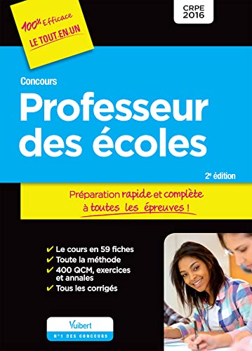Stock image for Concours professeur des coles - Prparation rapide et complte aux preuves for sale by LeLivreVert