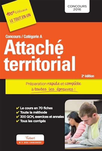Beispielbild fr Concours Attach territorial - Catgorie A - Prparation rapide et complte  toutes les preuves - Concours 2016 zum Verkauf von Ammareal