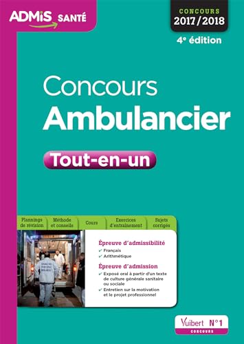 Stock image for Concours Ambulancier - Tout-en-un - Concours 2017 - 2018 for sale by medimops