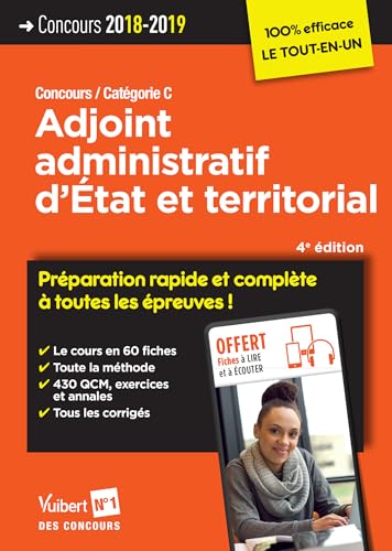 Beispielbild fr Concours Adjoint administratif d'tat et territorial - Prparation rapide et complte  toutes les preuves !: Concours 2018-2019 Bellgo, Olivier; Couturier, Pierre; Durand, Marc Antoine; Lavaud, Bernadette; Lebrun, Pierre-Brice; Lefaure, Pierre et Lognone, Cathy zum Verkauf von BIBLIO-NET