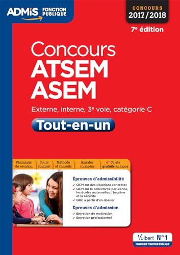 Stock image for Concours ATSEM et ASEM - Catgorie C - Tout-en-un - Concours 2017-2018 for sale by Ammareal