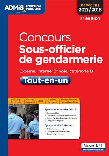 Imagen de archivo de Concours Sous-officier De Gendarmerie : Externe, Catgorie B : Tout-en-un a la venta por RECYCLIVRE