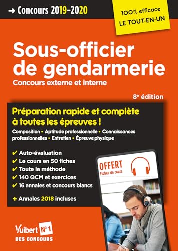 Beispielbild fr Concours Sous-officier de gendarmerie - Catgorie B - Prparation rapide et complte  toutes les preuves - Premier et second concours - Concours 2019-2020 zum Verkauf von medimops