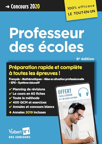 Stock image for Concours Professeur des coles - CRPE 2020 - Prparation rapide et complte  toutes les preuves: Tout le CRPE en un seul volume Session 20 for sale by Ammareal