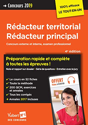 Stock image for Rdacteur Territorial, Rdacteur Principal : Concours Externe Et Interne, Examen Professionne : Conc for sale by RECYCLIVRE