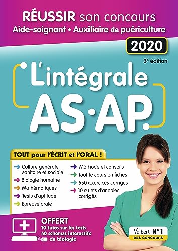 Stock image for L'intgrale AS-AP - Tout pour l'crit et l'oral: Concours aide-soignant et auxiliaire de puriculture 2020-2021 for sale by Ammareal