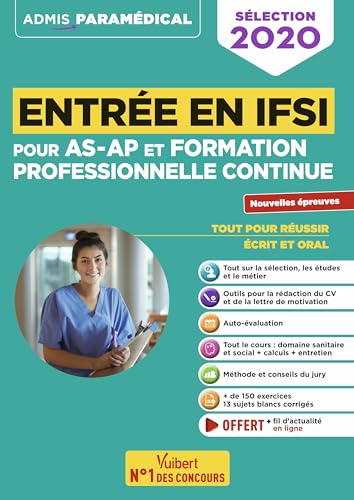 Immagine dell'editore per Entre En Ifsi Pour As-ap Et Formation Professionnelle Continue : Tout-en-un : Slection 2020 venduto da RECYCLIVRE