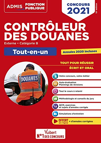 Beispielbild fr Concours Contrleur des douanes - Catgorie B - Tout-en-un: DGDDI - Concours 2021 zum Verkauf von Ammareal