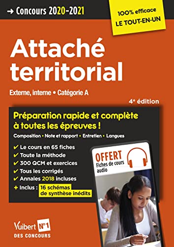 Stock image for Attache territorial - categorie a - preparation rapide et complete a toutes les epreuves ! (edition 2020/2021) for sale by LiLi - La Libert des Livres