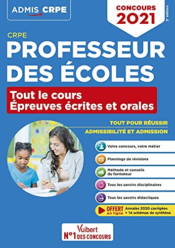 Stock image for CRPE - Concours Professeur des coles - Tout le cours des preuves crites et orales: Admissibilit et Admission - Concours 2021 for sale by Ammareal