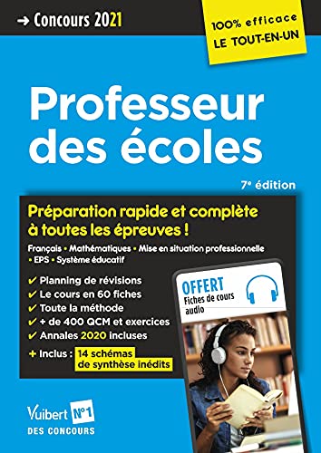 Beispielbild fr Professeur Des coles : Concours 2021 zum Verkauf von RECYCLIVRE