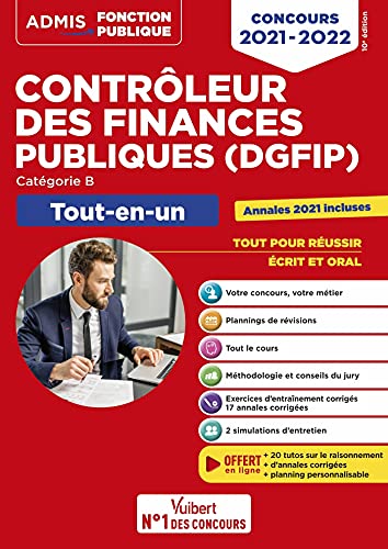 Beispielbild fr Concours Contrleur des Finances publiques (DGFIP) - Catgorie B - Tout-en-un: Concours 2021-2022 (2021) zum Verkauf von medimops