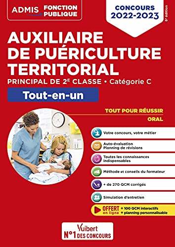 Beispielbild fr Concours Auxiliaire de puriculture territorial - Catgorie C - Tout-en-un: Concours 2022-2023 (2021) zum Verkauf von medimops
