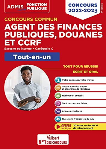 Beispielbild fr Concours commun Agent des finances publiques, douanes et CCRF - Catgorie C - Tout-en-un: Externe et interne - 2022-2023 zum Verkauf von medimops