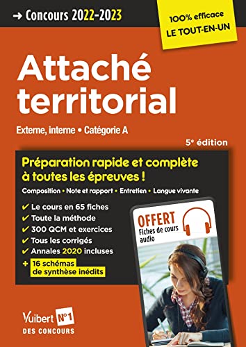 Imagen de archivo de Concours Attach territorial - Catgorie A - Prparation rapide et complte  toutes les preuves !: Concours 2022 a la venta por Buchpark