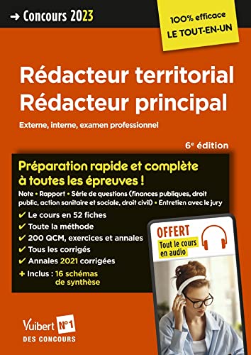 Imagen de archivo de Concours Rdacteur territorial et Rdacteur principal - Catgorie B - Prparation rapide et complte  toutes les preuves: Concours externe, interne et 3e voie - Concours 2023 a la venta por Buchpark