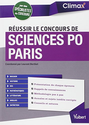 9782311400519: Russir le concours de Sciences Po Paris