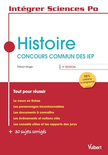 Stock image for Histoire, concours commun des IEP : Tout pour russir for sale by Ammareal