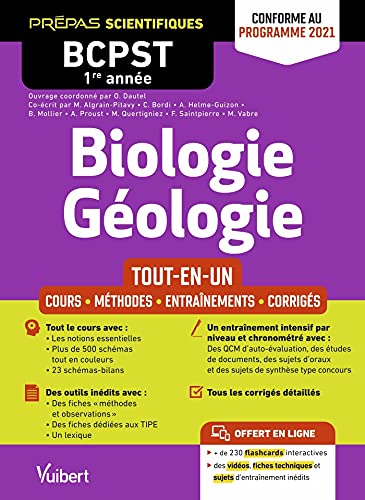 Immagine dell'editore per Biologie-Gologie BCPST 1re anne - Conforme au nouveau programme 2021: Cours - Schma-bilan - Mthodes dtailles - Exercices c venduto da Solibri