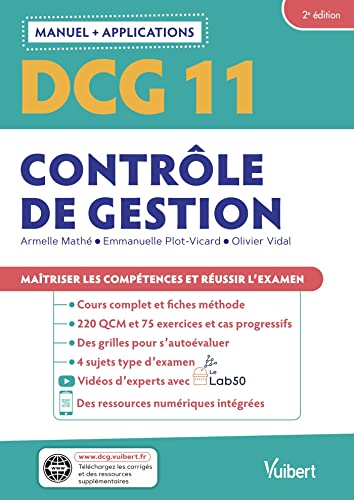 Beispielbild fr DCG 11- Contrle de gestion : Manuel et Applications: Matriser les comptences et russir l'examen zum Verkauf von Ammareal