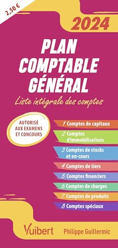 Beispielbild fr Plan comptable gnral 2024-2025: Liste intgrale des comptes zum Verkauf von Librairie A LA PAGE