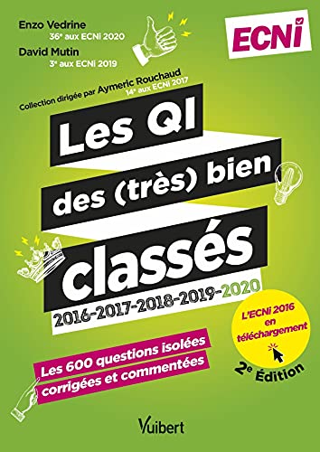 Stock image for Les Questions Isoles des (trs) bien classs 2016-2017-2018-2019-2020 : ECNi for sale by medimops