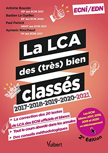 9782311663037: La LCA des (trs) bien classs 2017-2018-2019-2020-2021: ECNi/EDN