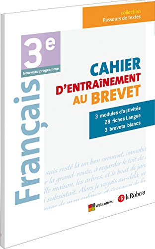 9782321000785: Franais 3e Cahier d'entranement au Brevet