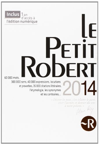 Stock image for Le Petit Robert for sale by medimops