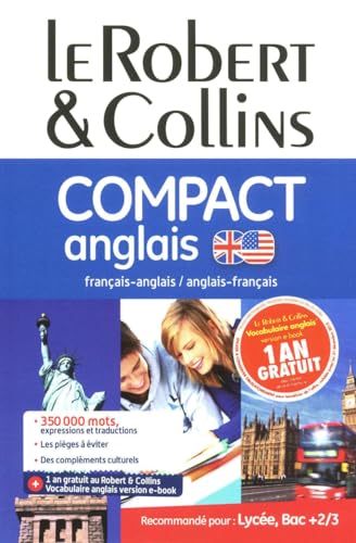 Beispielbild fr Le Robert & Collins Compact Anglais : Franais-anglais, Anglais-franais zum Verkauf von RECYCLIVRE