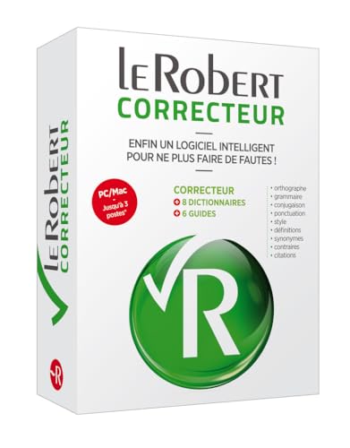 9782321003786: Le Robert Correcteur - Logiciel PC/Mac (bote) Jusqu' 3 postes