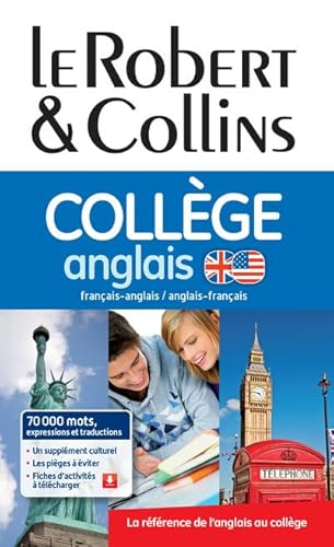 Stock image for Dictionnaire Le Robert & Collins Collge Anglais + rgle des verbes irrguliers for sale by medimops