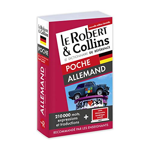 Stock image for Dictionnaire Le Robert & Collins Poche Allemand et sa version numrique  tlcharger PC for sale by Ammareal