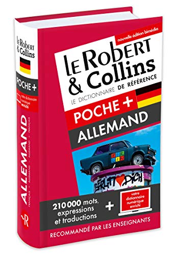 Stock image for Dictionnaire Le Robert & Collins Poche Plus Allemand et sa version numrique  tlcharger PC for sale by Ammareal