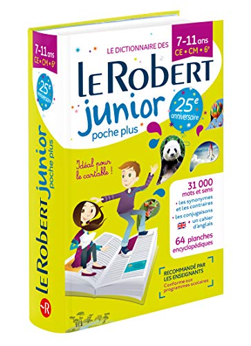9782321012436: Dictionnaire Le Robert Junior Poche Plus - 7/11 ans - CE-CM-6e - dition anniversaire: Poche reli