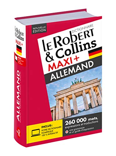 Stock image for Dictionnaire Le Robert & Collins Maxi Plus Allemand et sa Version Numrique  Tlcharger Collectif for sale by BIBLIO-NET