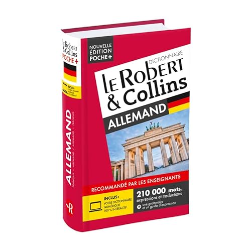 Stock image for Dictionnaire Le Robert & Collins Poche Plus Allemand et sa version numrique  tlcharger PC for sale by medimops
