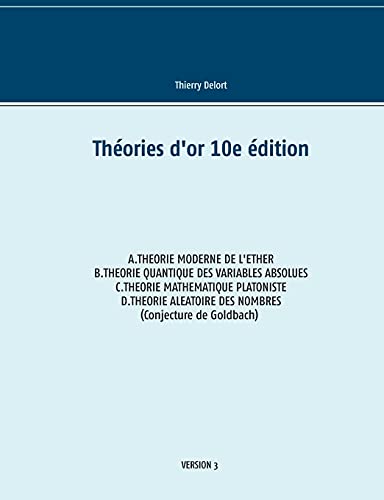 Stock image for Thories d'or 10e dition (French Edition) for sale by Lucky's Textbooks