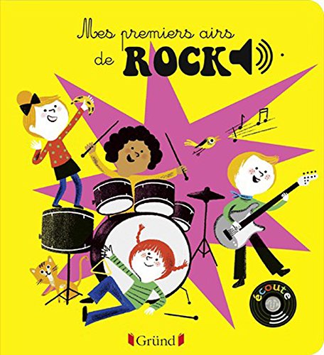 9782324012013: Mes premiers airs de rock – Livre sonore avec 6 puces – Ds 1 an