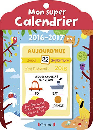 Mon super calendrier 2016-2017 - Isabelle Parisot