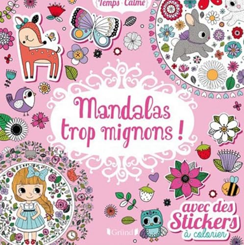 Beispielbild fr Mandalas trop mignons ! Avec des stickers  colorier zum Verkauf von medimops